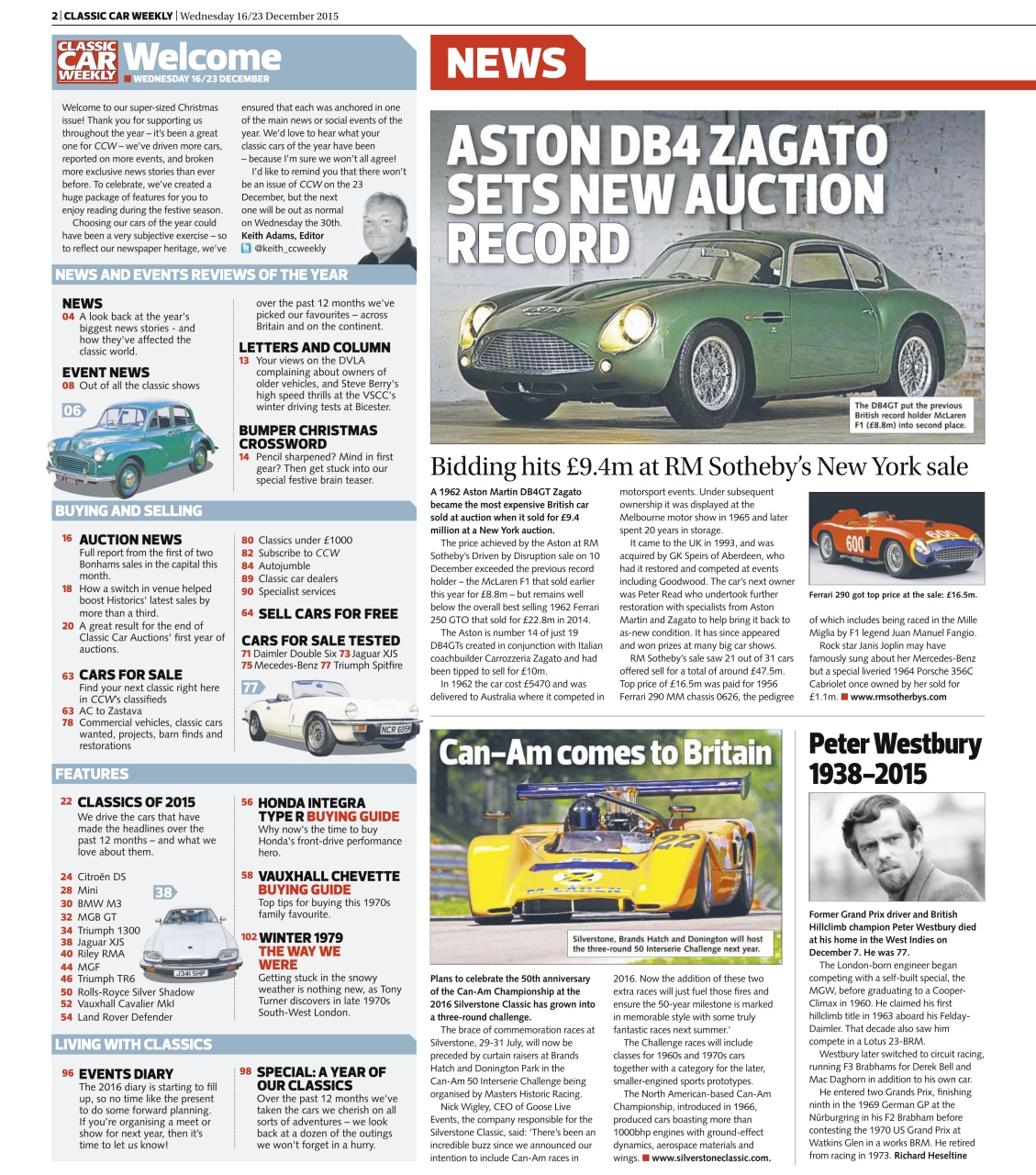 Classic Car Weekly Preview Pages