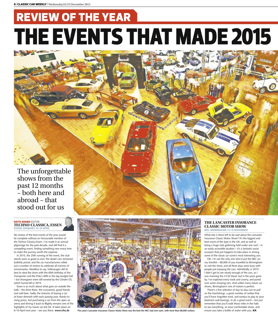 Classic Car Weekly Preview Pages