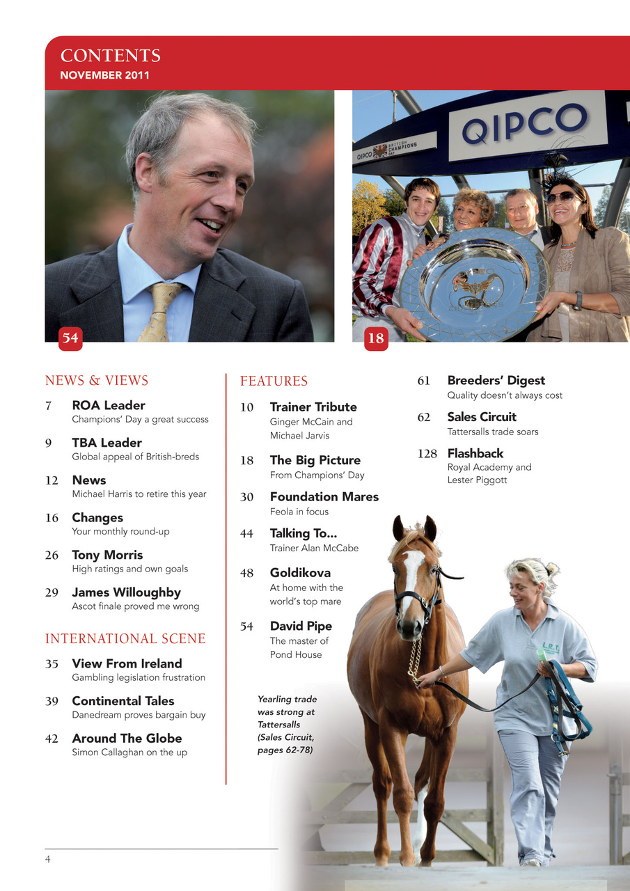 The Owner Breeder Preview Pages