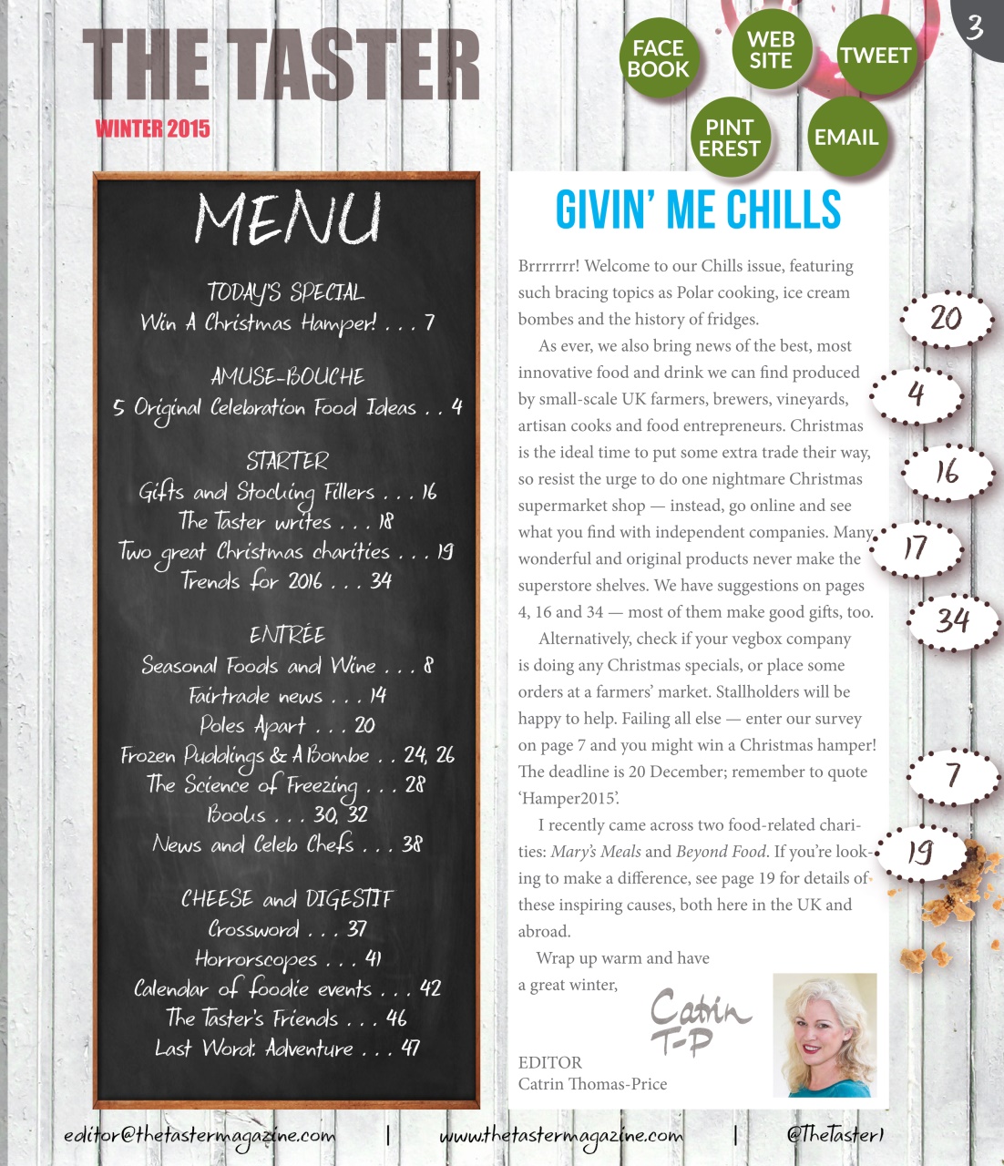 The Taster Magazine Preview Pages