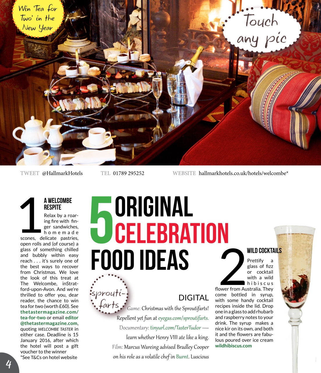 The Taster Magazine Preview Pages