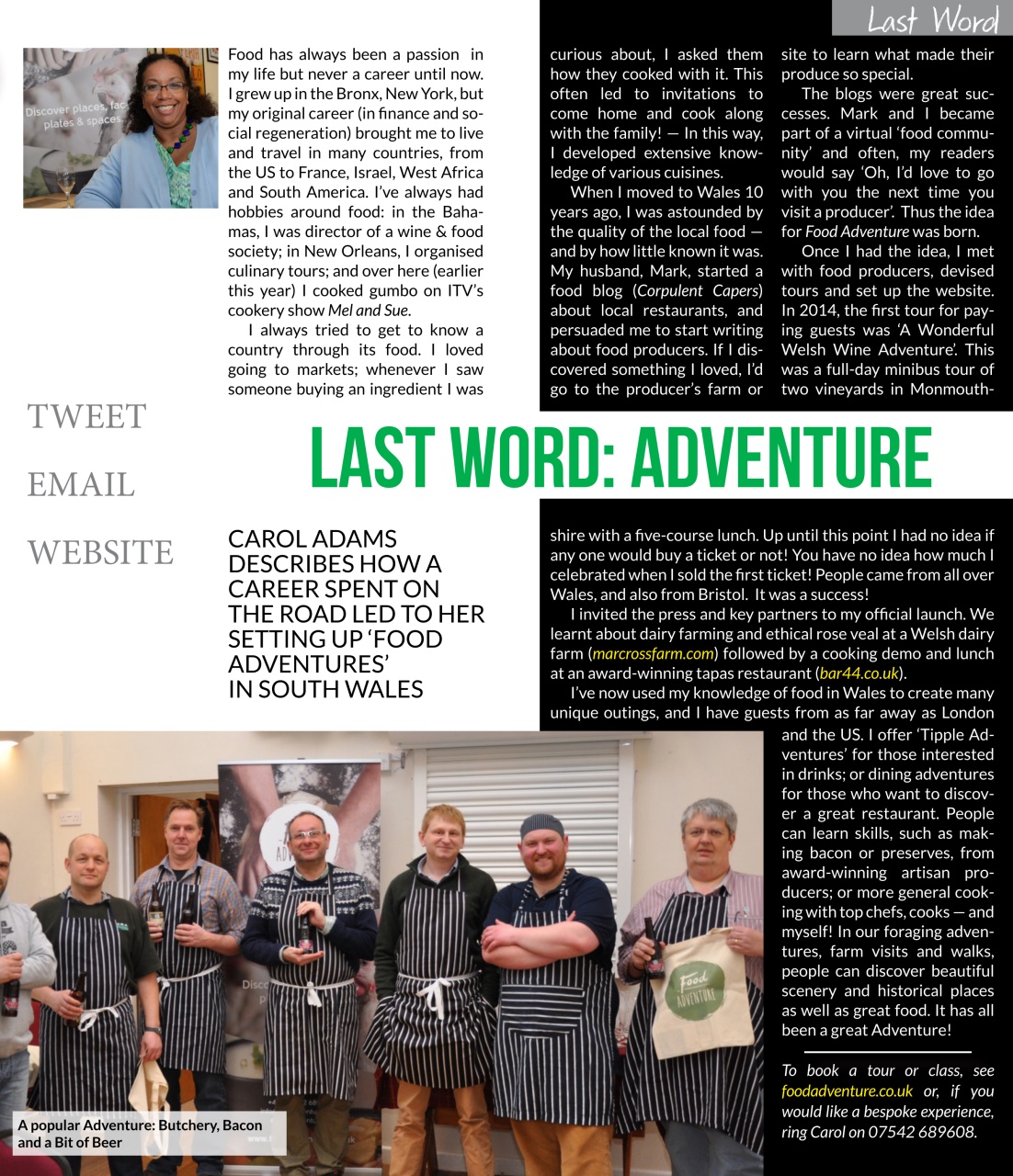 The Taster Magazine Preview Pages