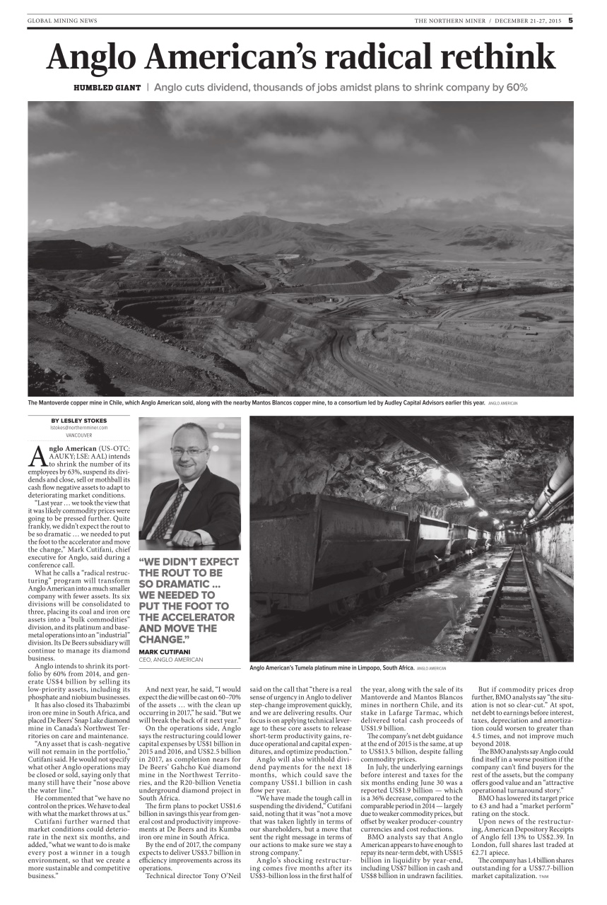 The Northern Miner Preview Pages