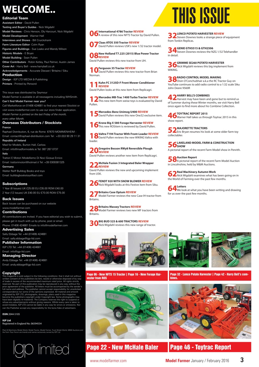 Model Farmer Magazine Preview Pages