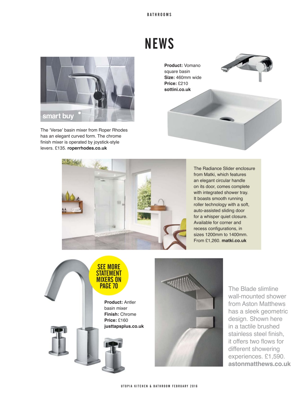 Utopia Kitchen & Bathroom Preview Pages
