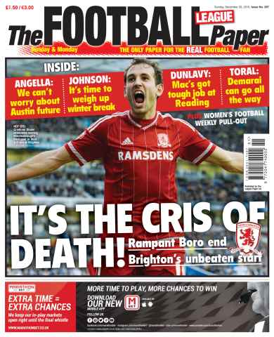 The Football League Paper issue 20th December 2015