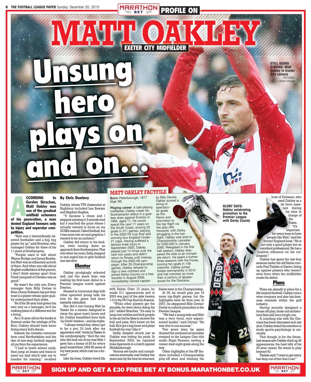 The Football League Paper Preview Pages