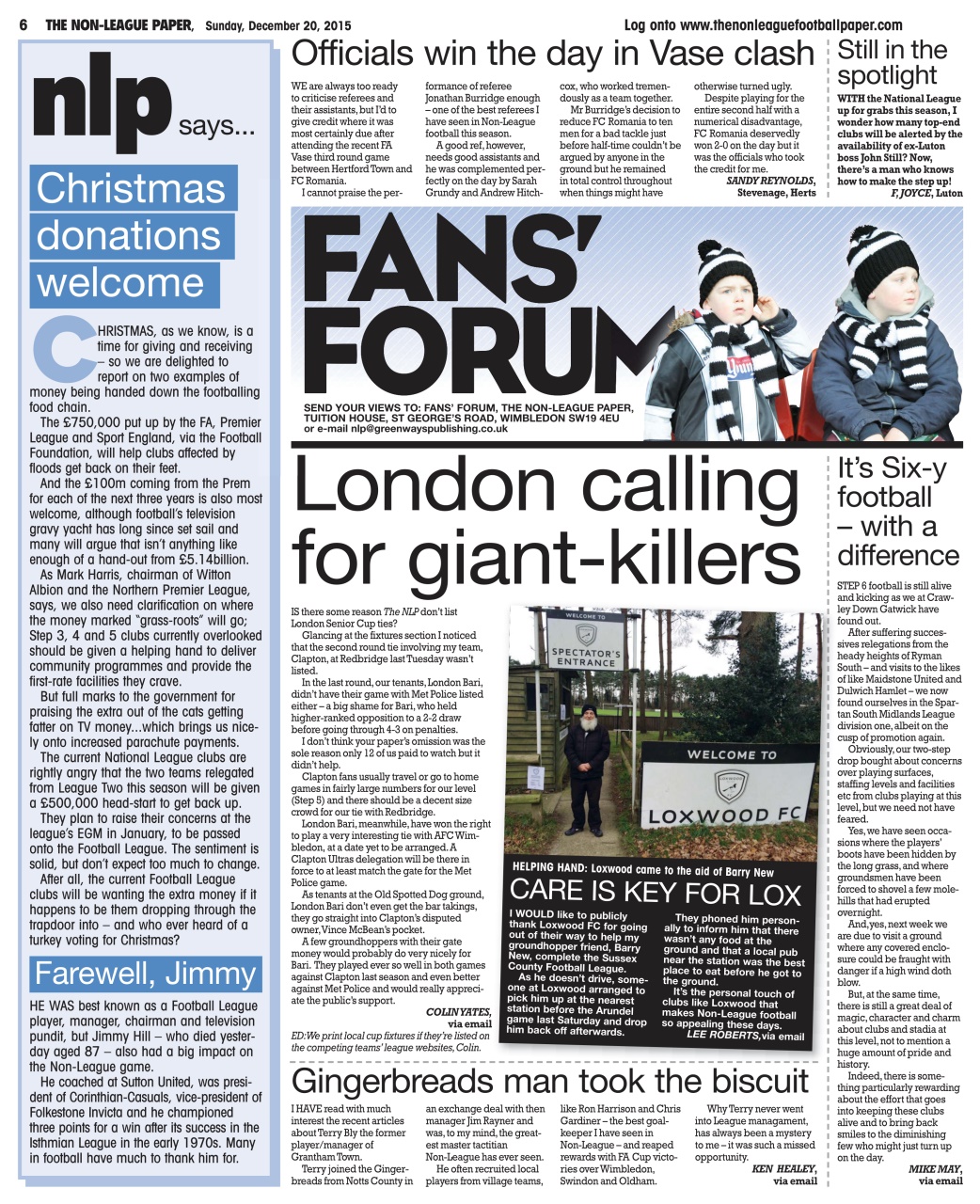 The Non-League Football Paper Preview Pages