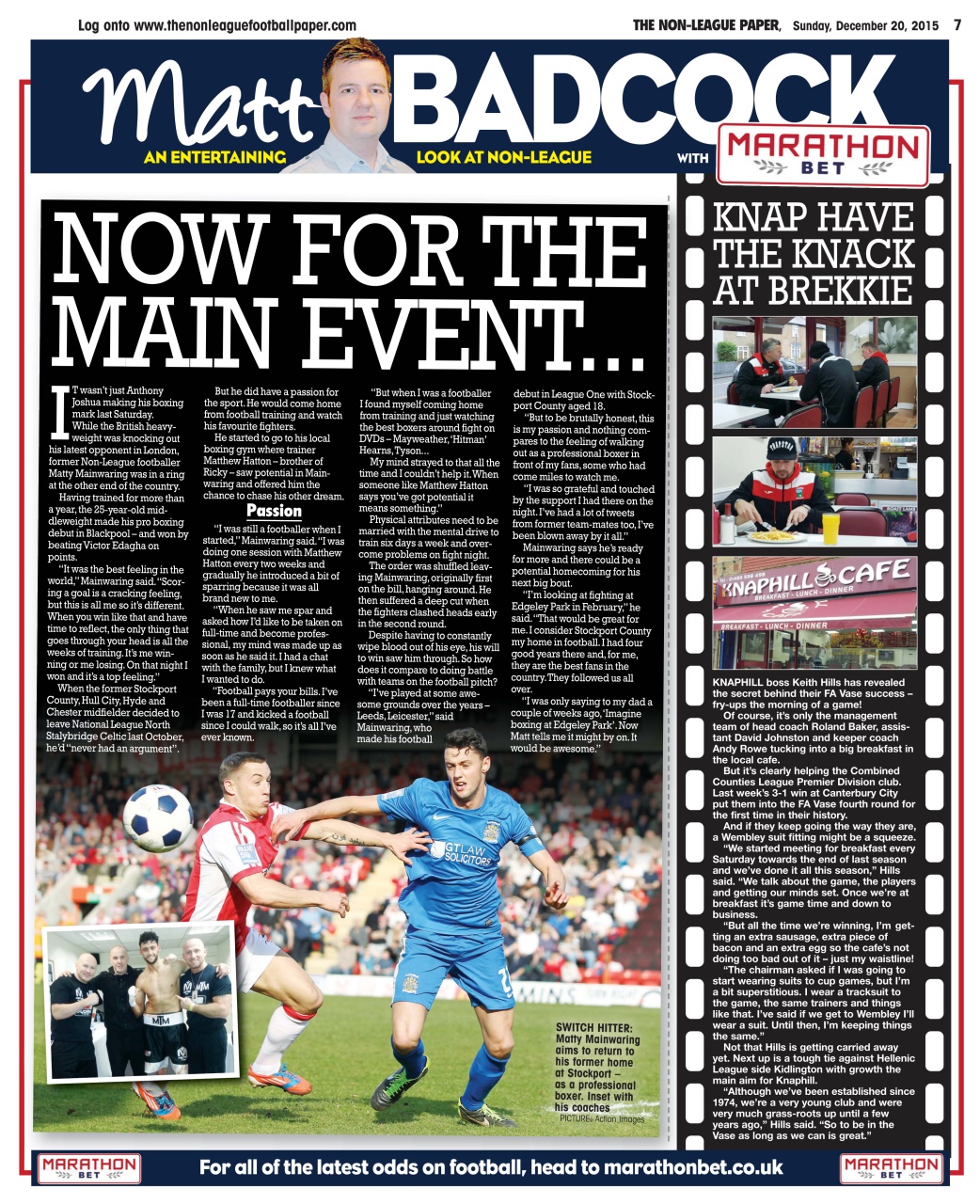 The Non-League Football Paper Preview Pages