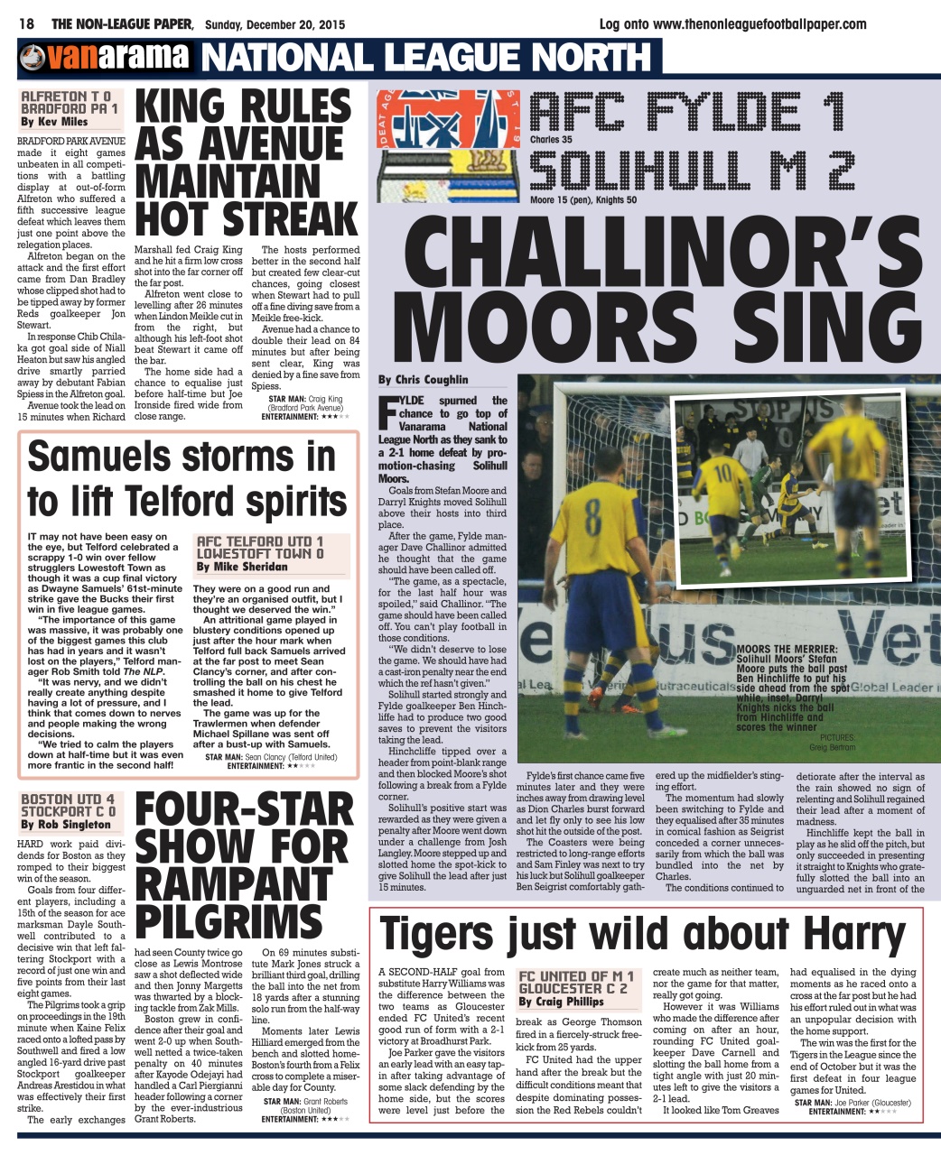 The Non-League Football Paper Preview Pages