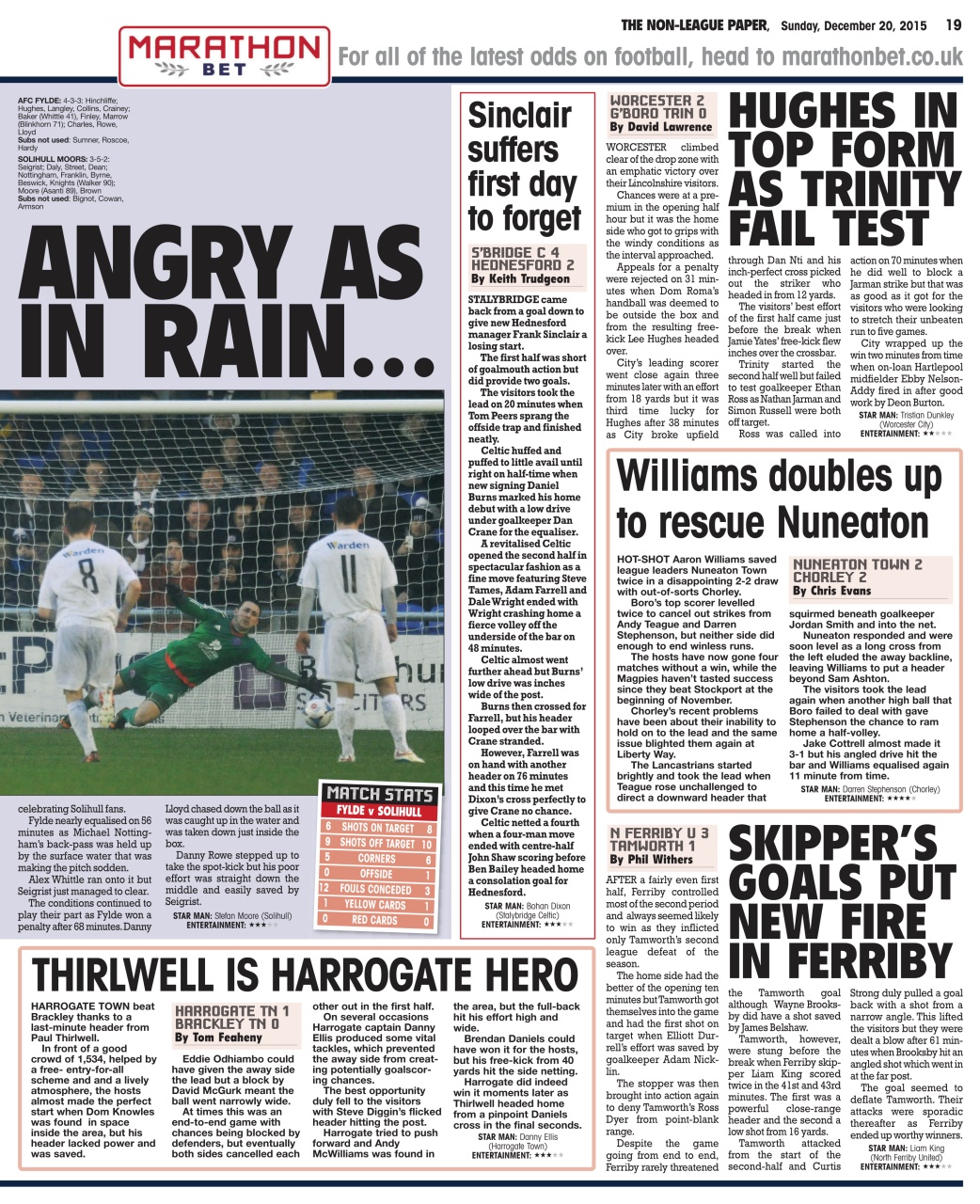 The Non-League Football Paper Preview Pages
