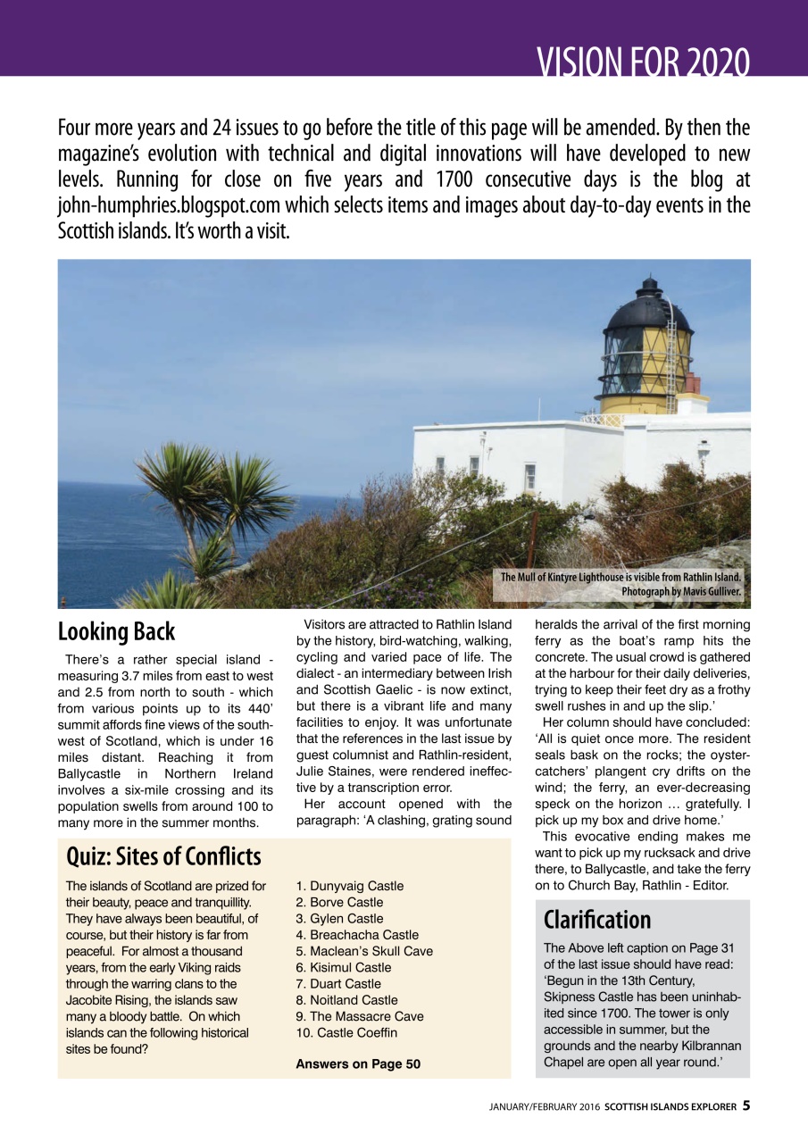 Scottish Islands Explorer Preview Pages