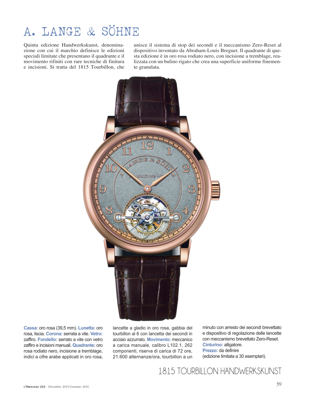 L'Orologio Preview Pages