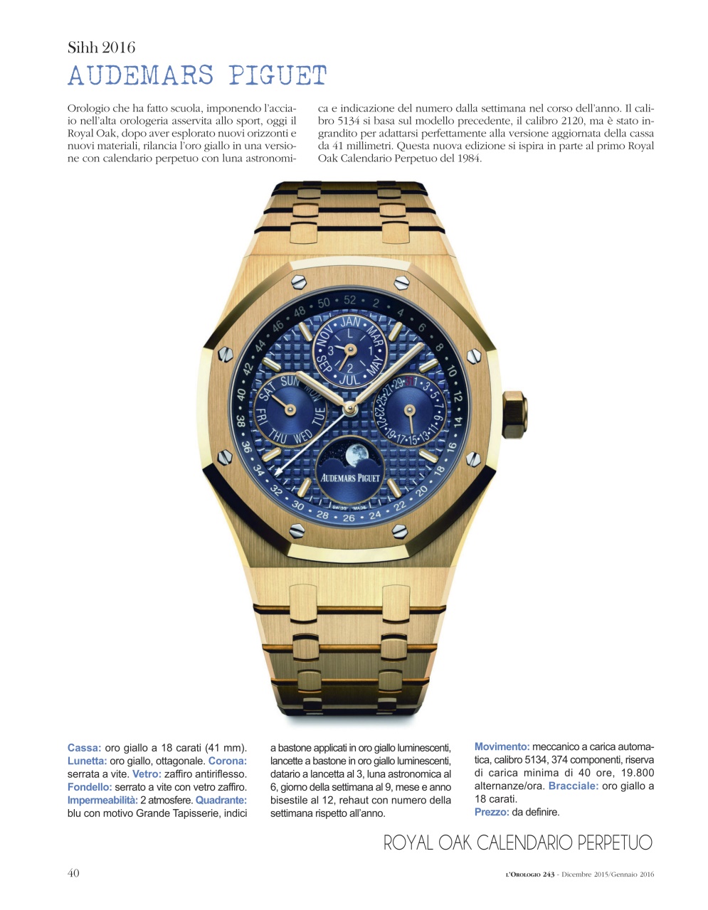 L'Orologio Preview Pages