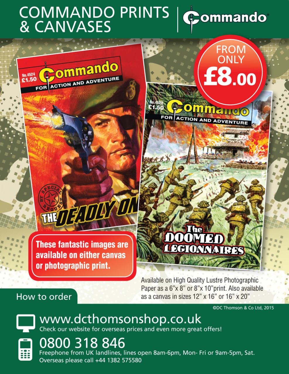 Commando Preview Pages