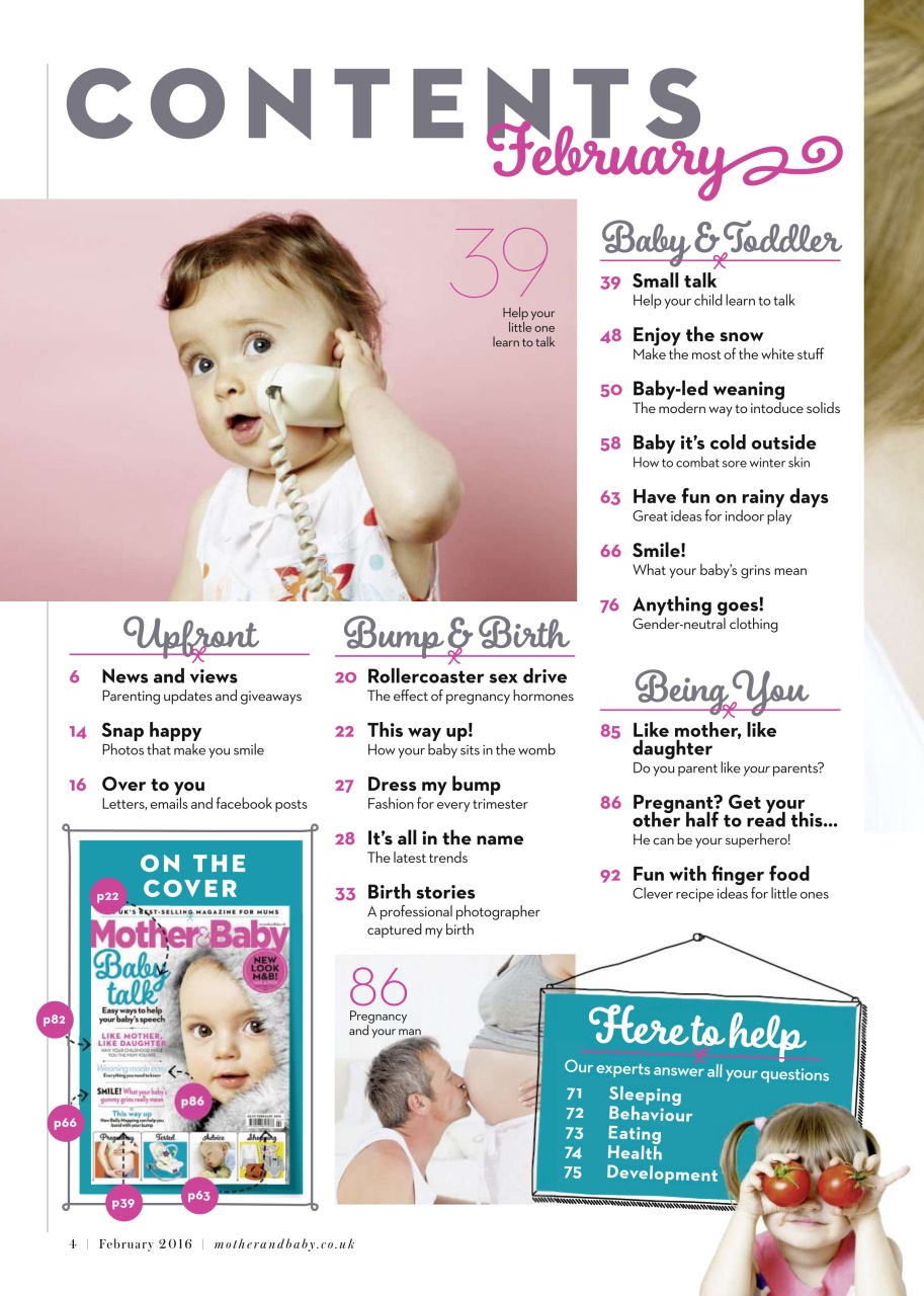 Mother & Baby Preview Pages
