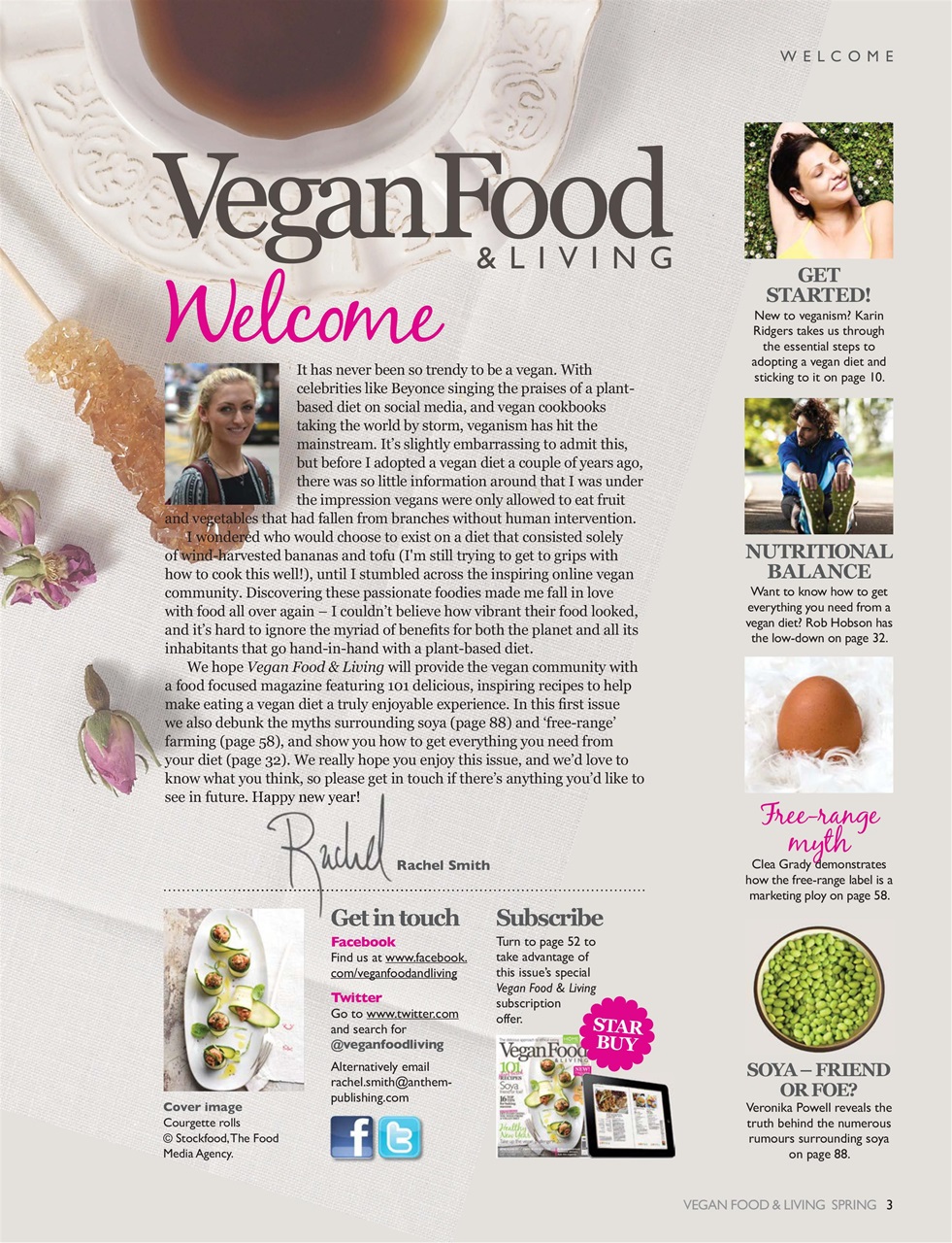 Vegan Food & Living Magazine Preview Pages