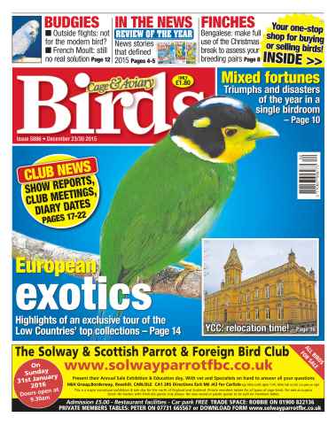 Cage & Aviary Birds issue No. 5886 European Exotics