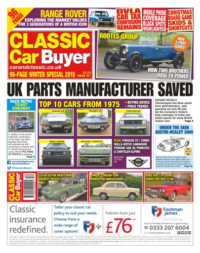Classic Car Buyer issue 