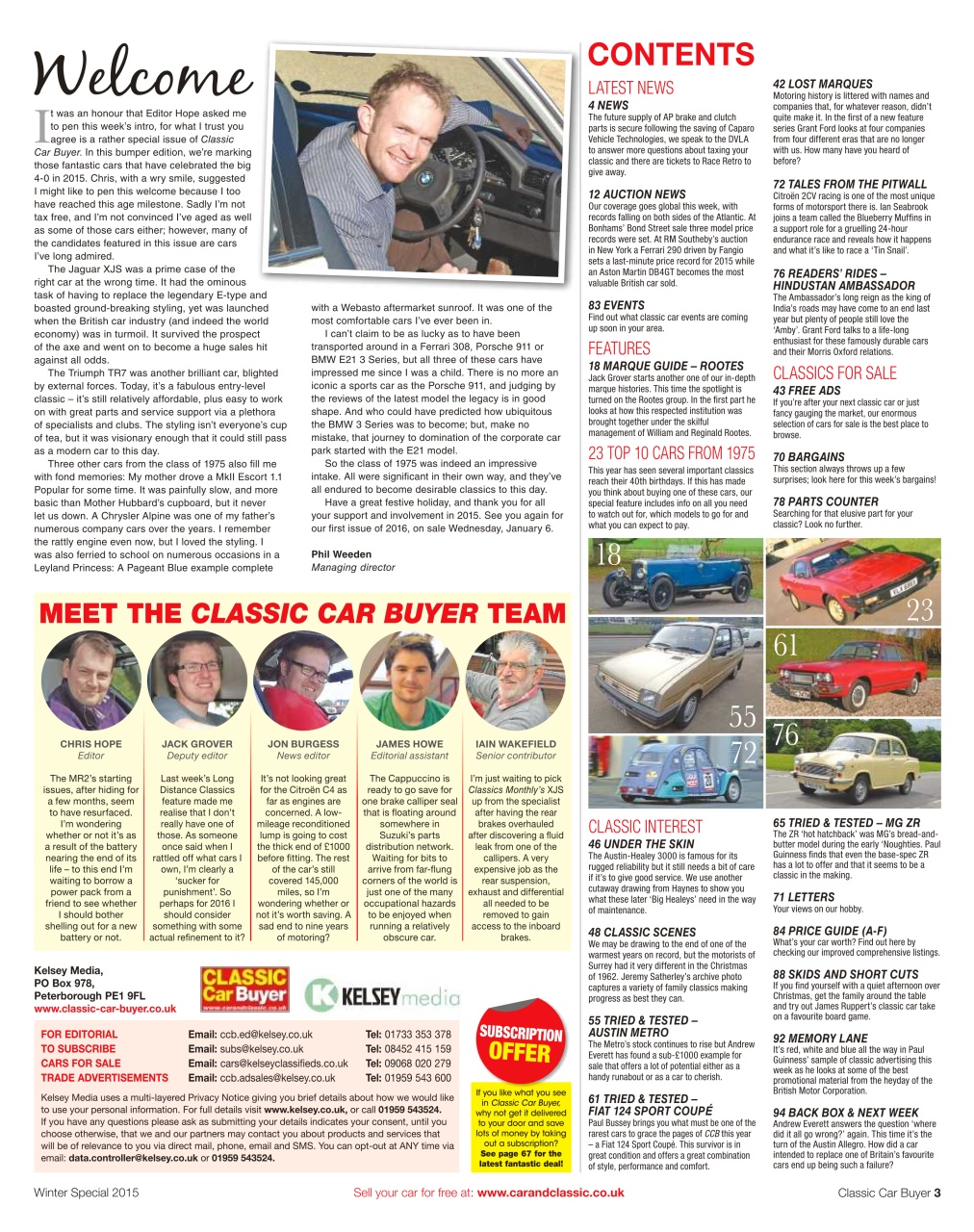 Classic Car Buyer Preview Pages