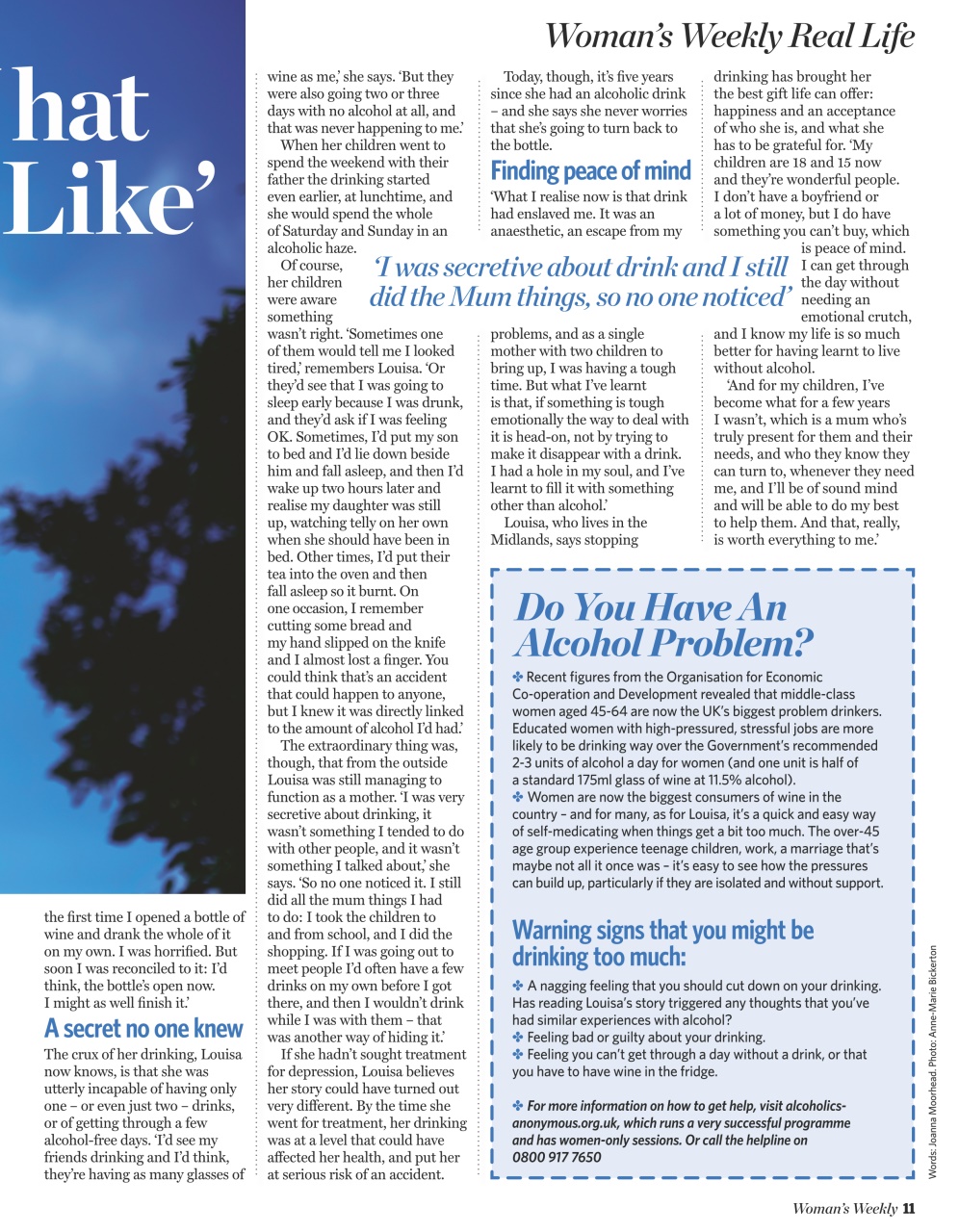 Woman's Weekly Preview Pages