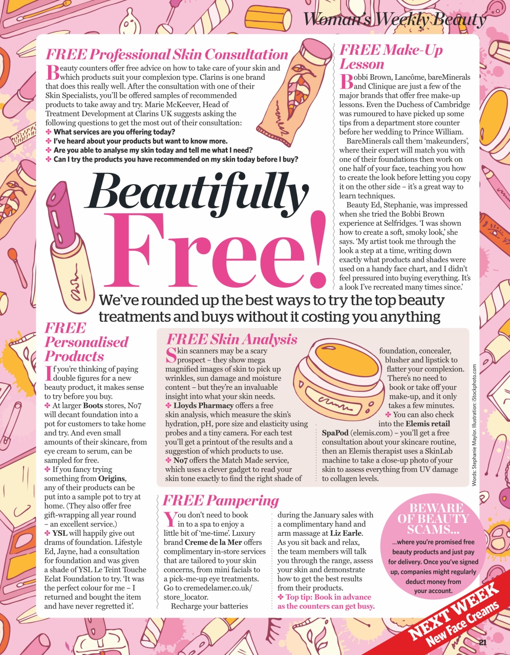 Woman's Weekly Preview Pages