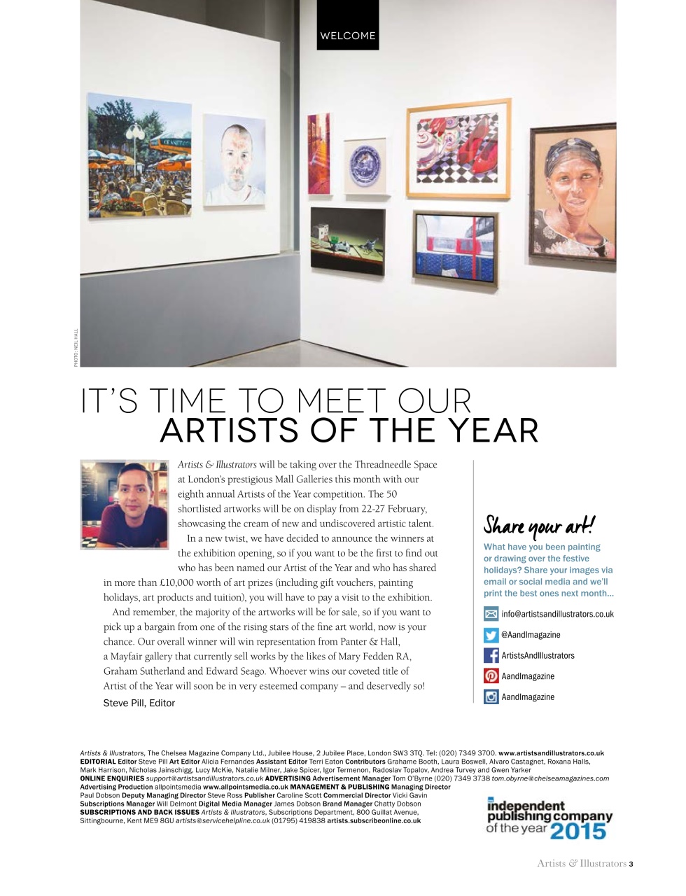 Artists & Illustrators Preview Pages