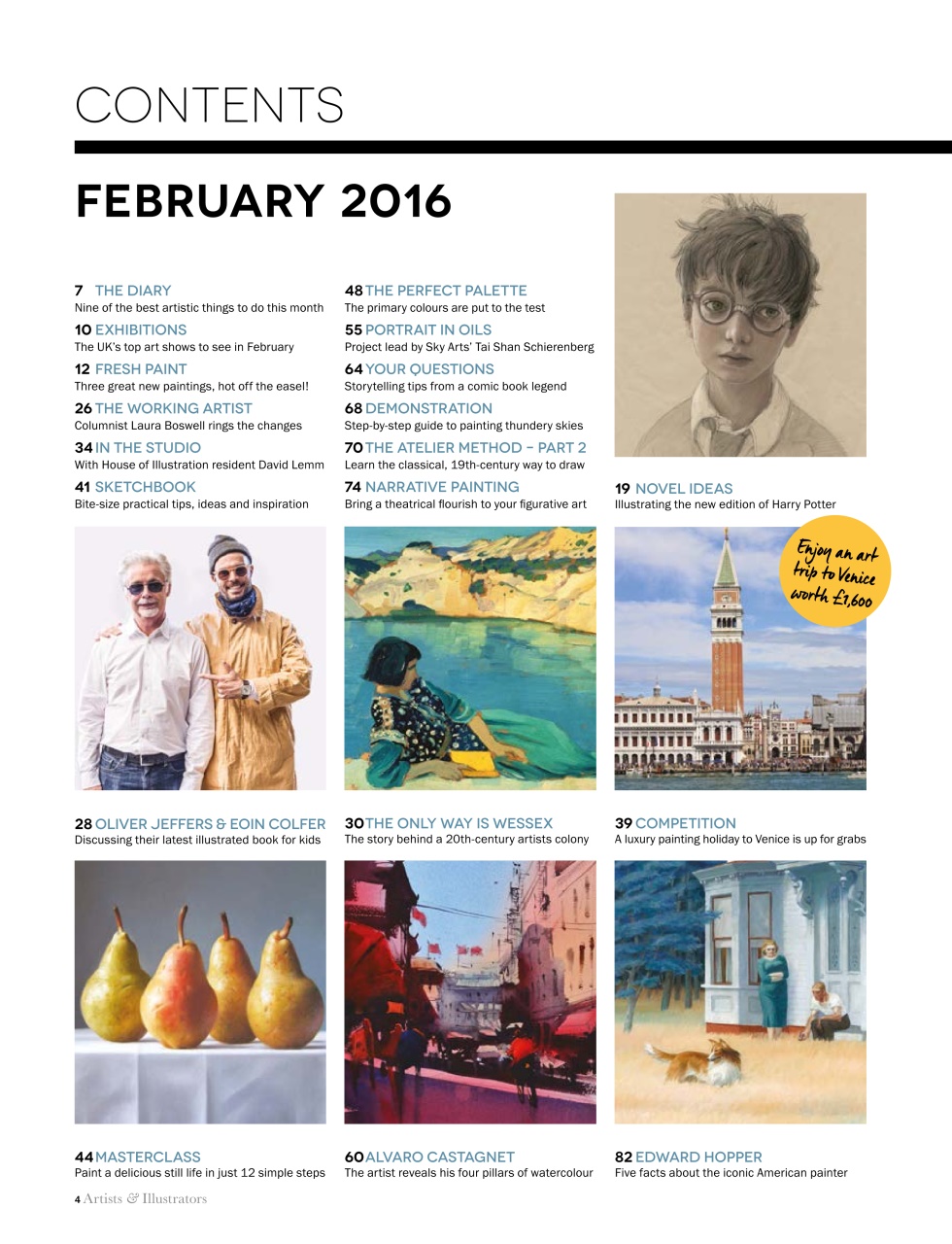 Artists & Illustrators Preview Pages