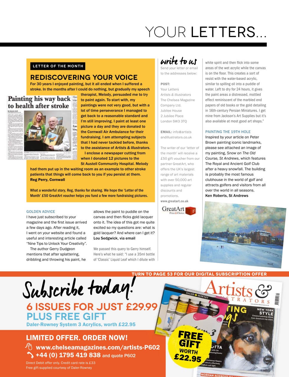 Artists & Illustrators Preview Pages