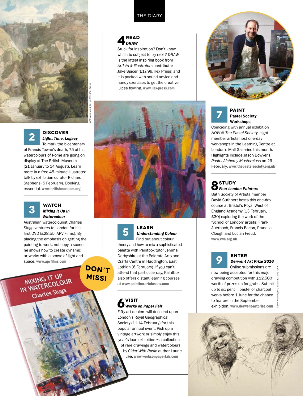 Artists & Illustrators Preview Pages
