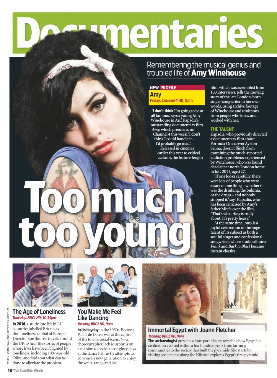 TV & Satellite Week Preview Pages