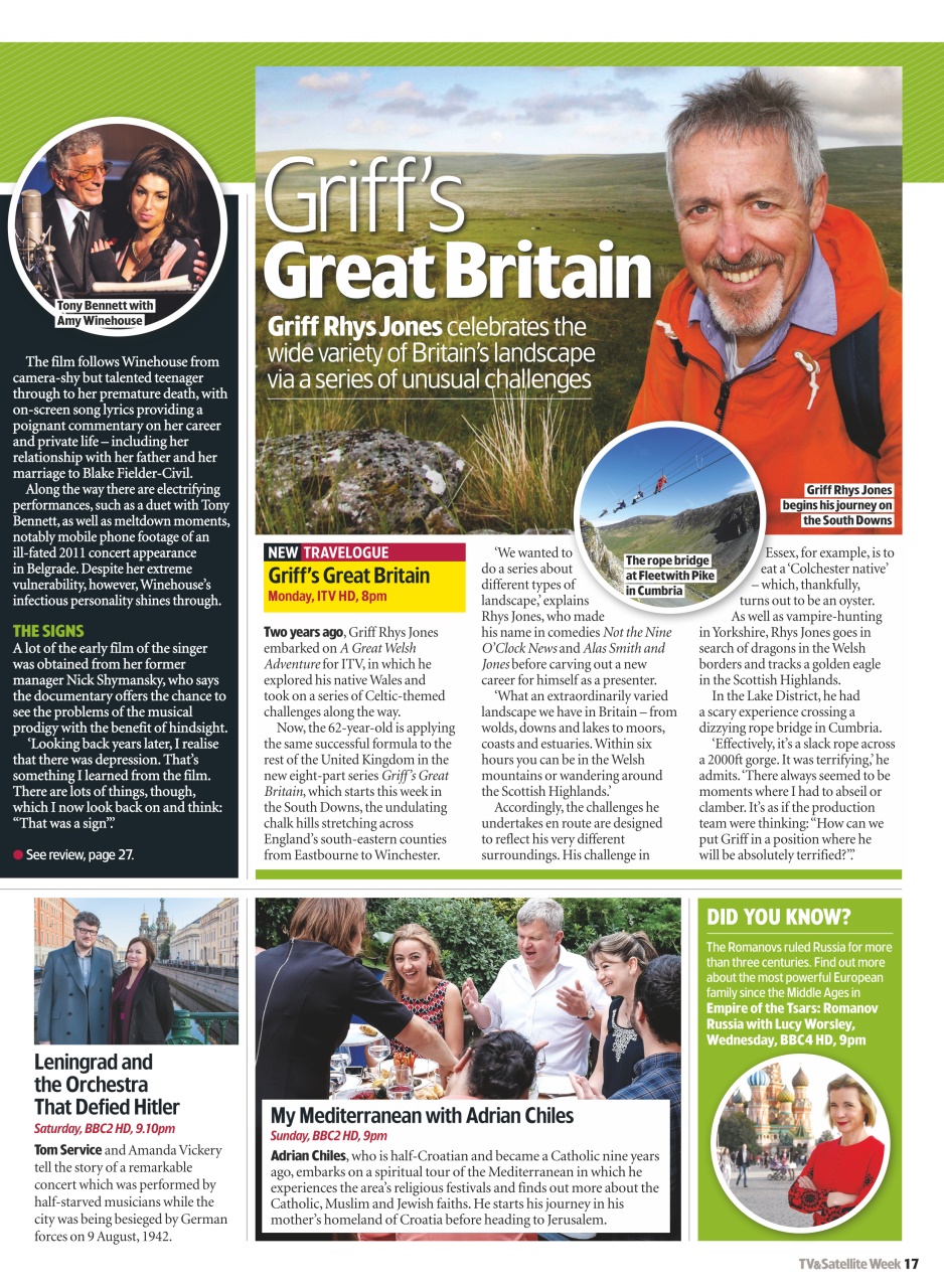 TV & Satellite Week Preview Pages