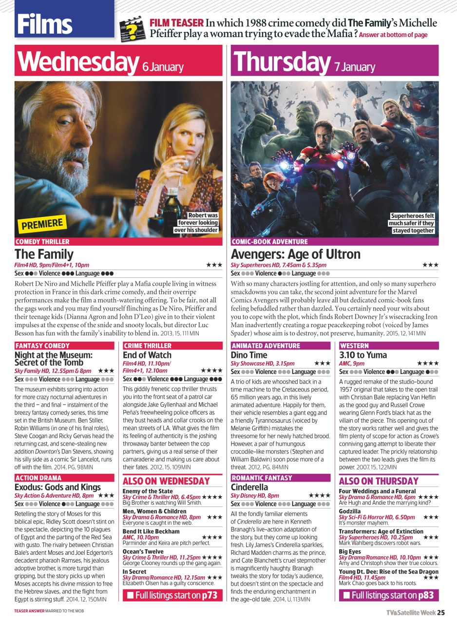 TV & Satellite Week Preview Pages