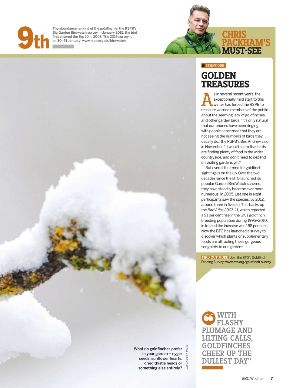 BBC Wildlife Magazine Preview Pages