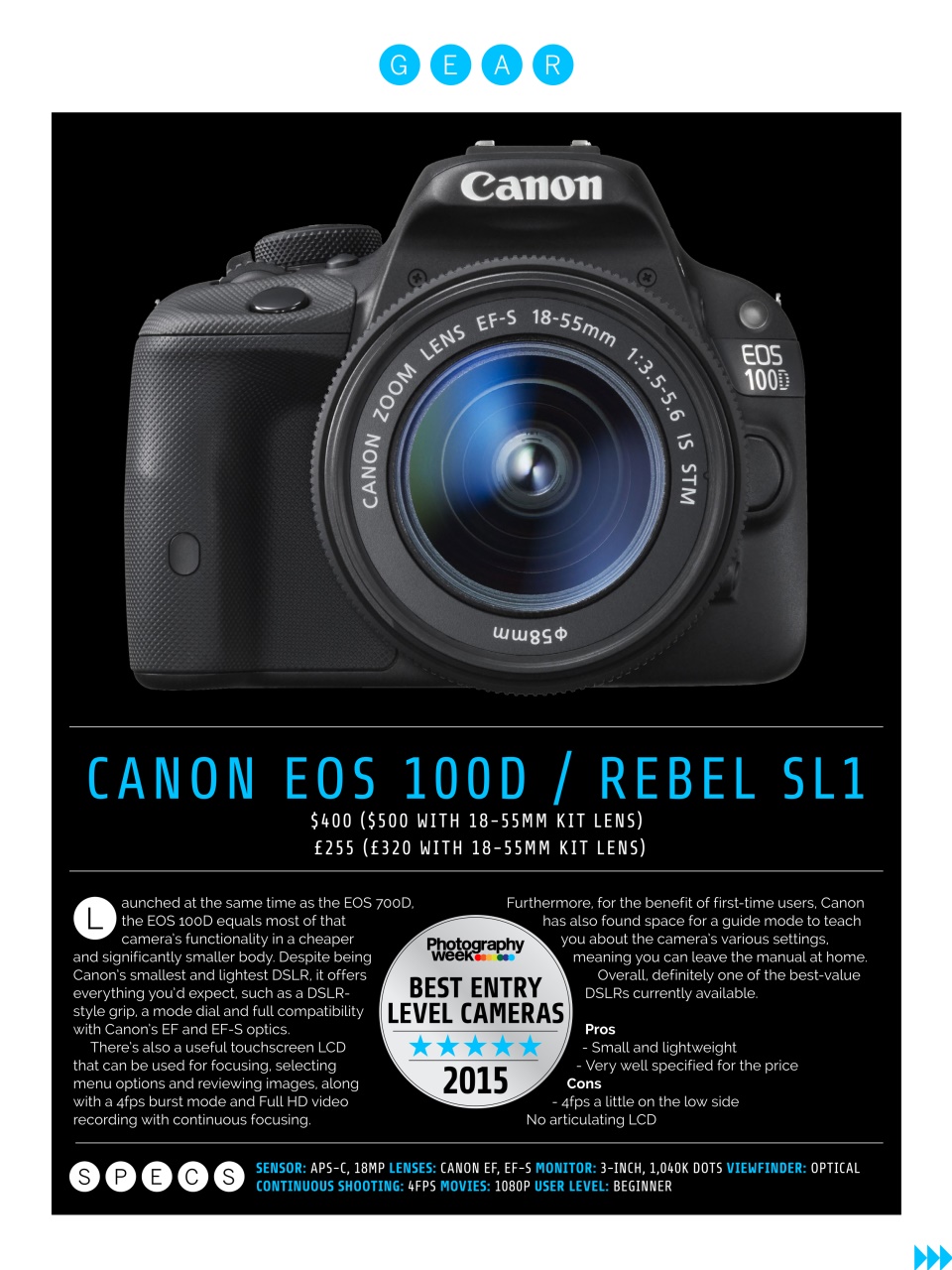 Photography Week Preview Pages