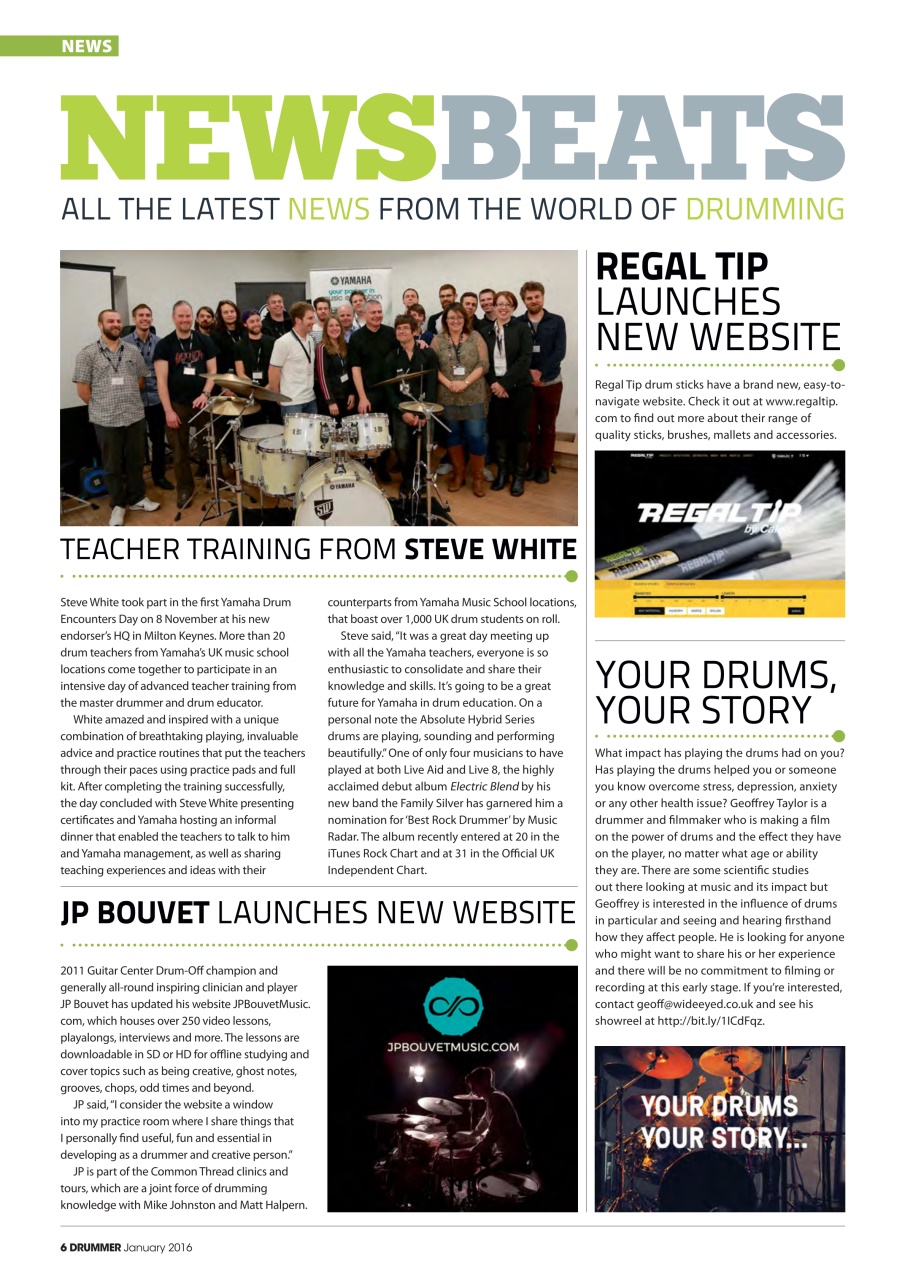 iDrum magazine: Never miss a beat Preview Pages
