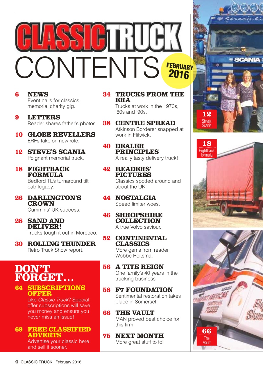 Classic Truck (OLD) Preview Pages