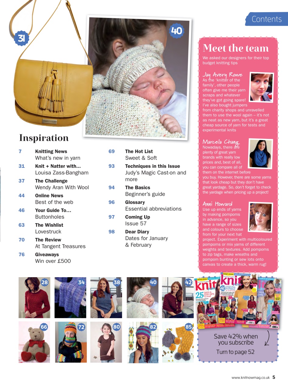 Knit Now Preview Pages