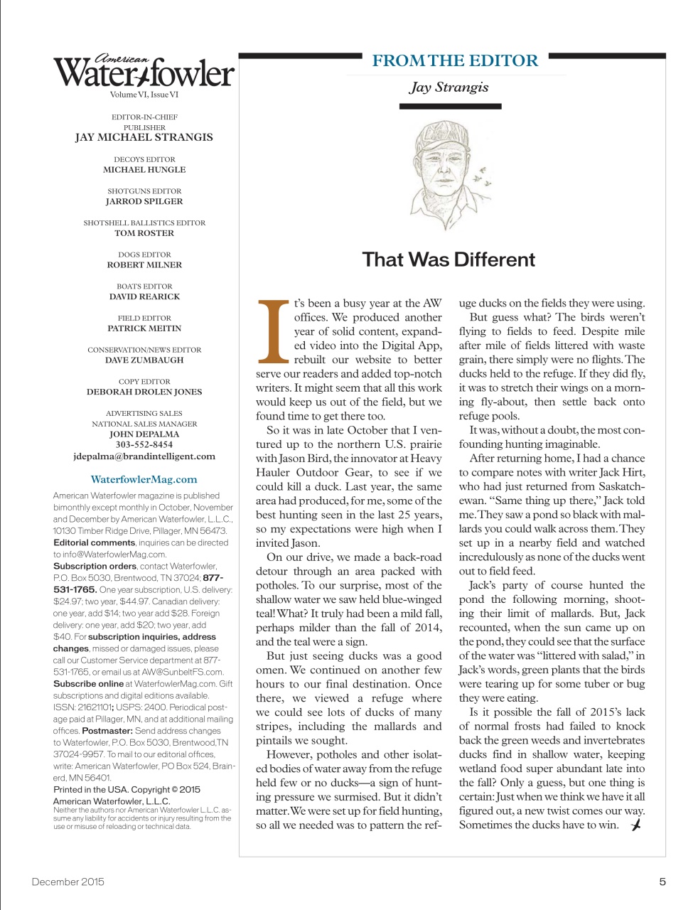 American Waterfowler Preview Pages