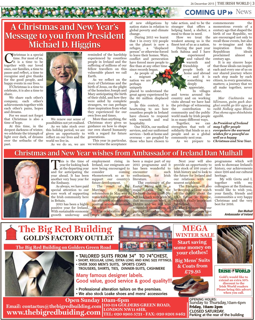 Irish World Preview Pages