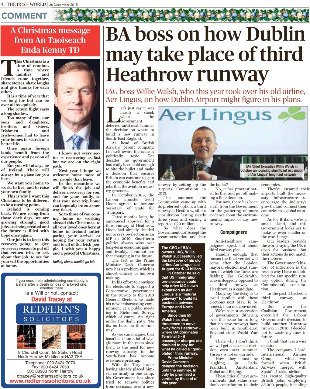 Irish World Preview Pages