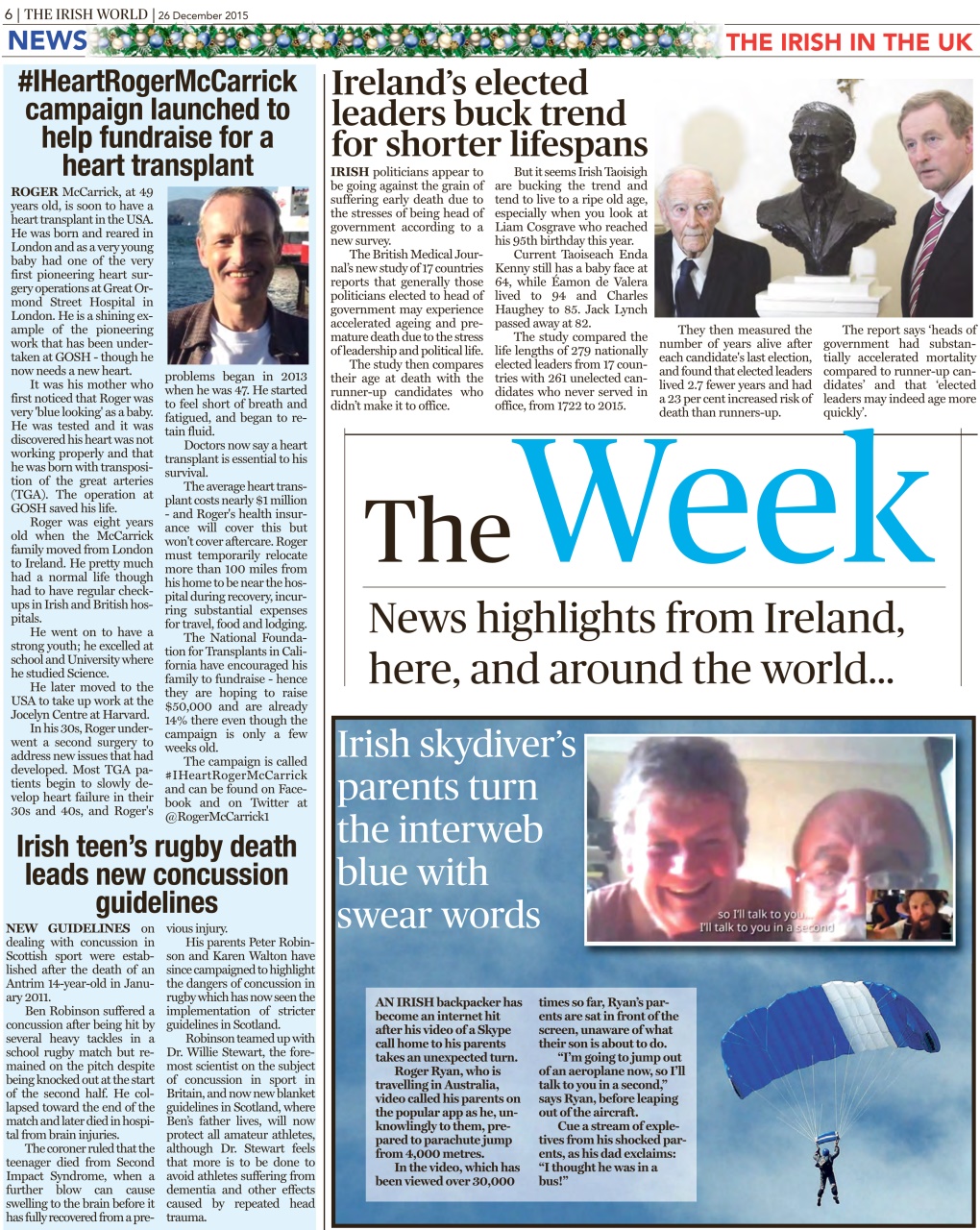 Irish World Preview Pages