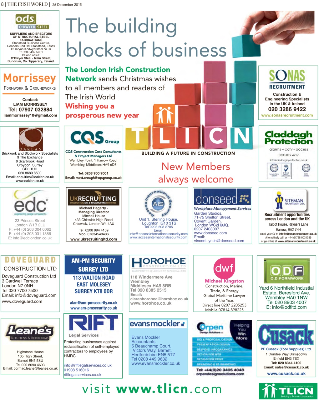 Irish World Preview Pages