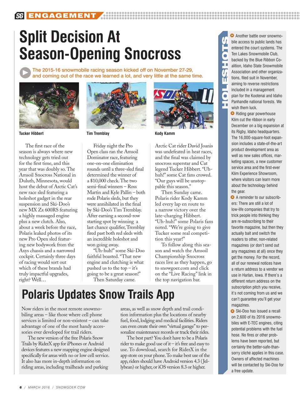 SnowGoer Preview Pages