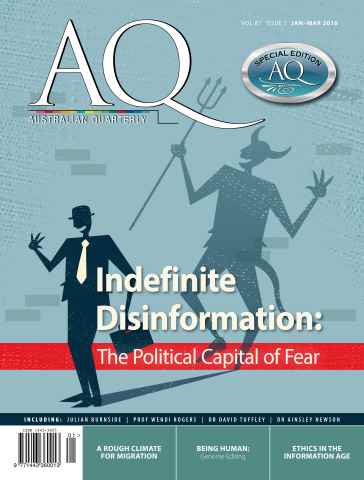 AQ: Australian Quarterly issue AQ: Australian Quarterly 87.1