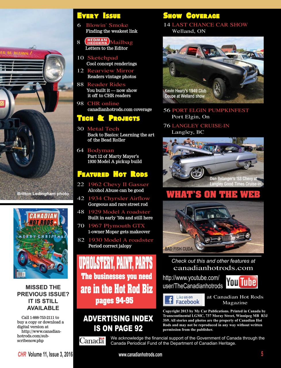 Canadian Hot Rods Preview Pages