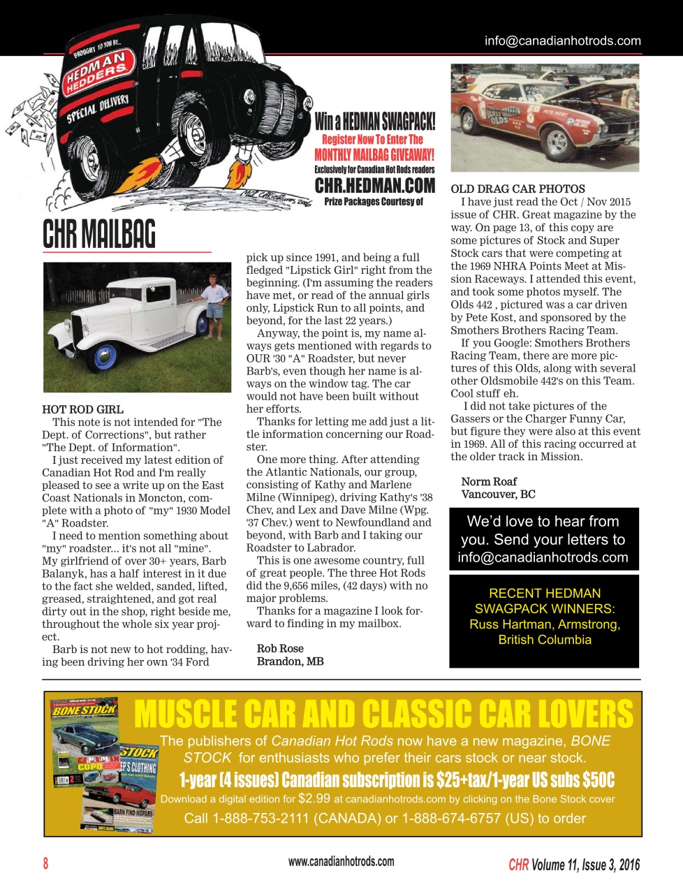 Canadian Hot Rods Preview Pages