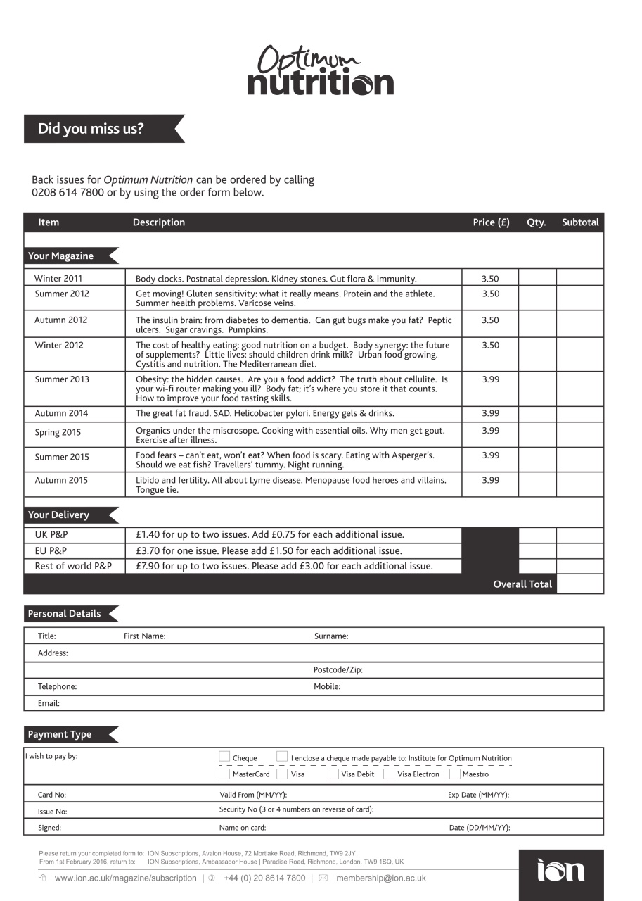 Optimum Nutrition Preview Pages