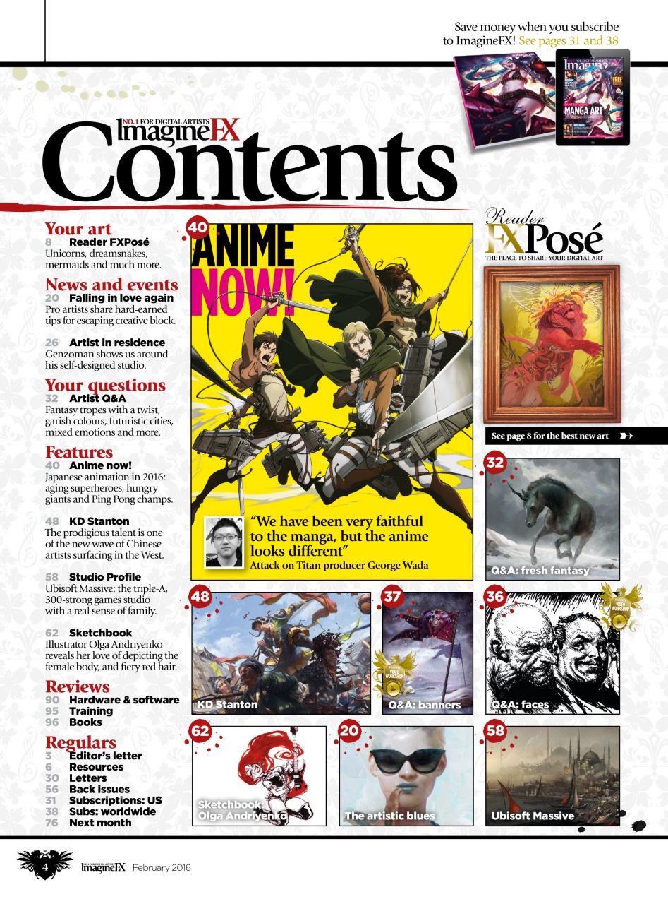 ImagineFX Preview Pages