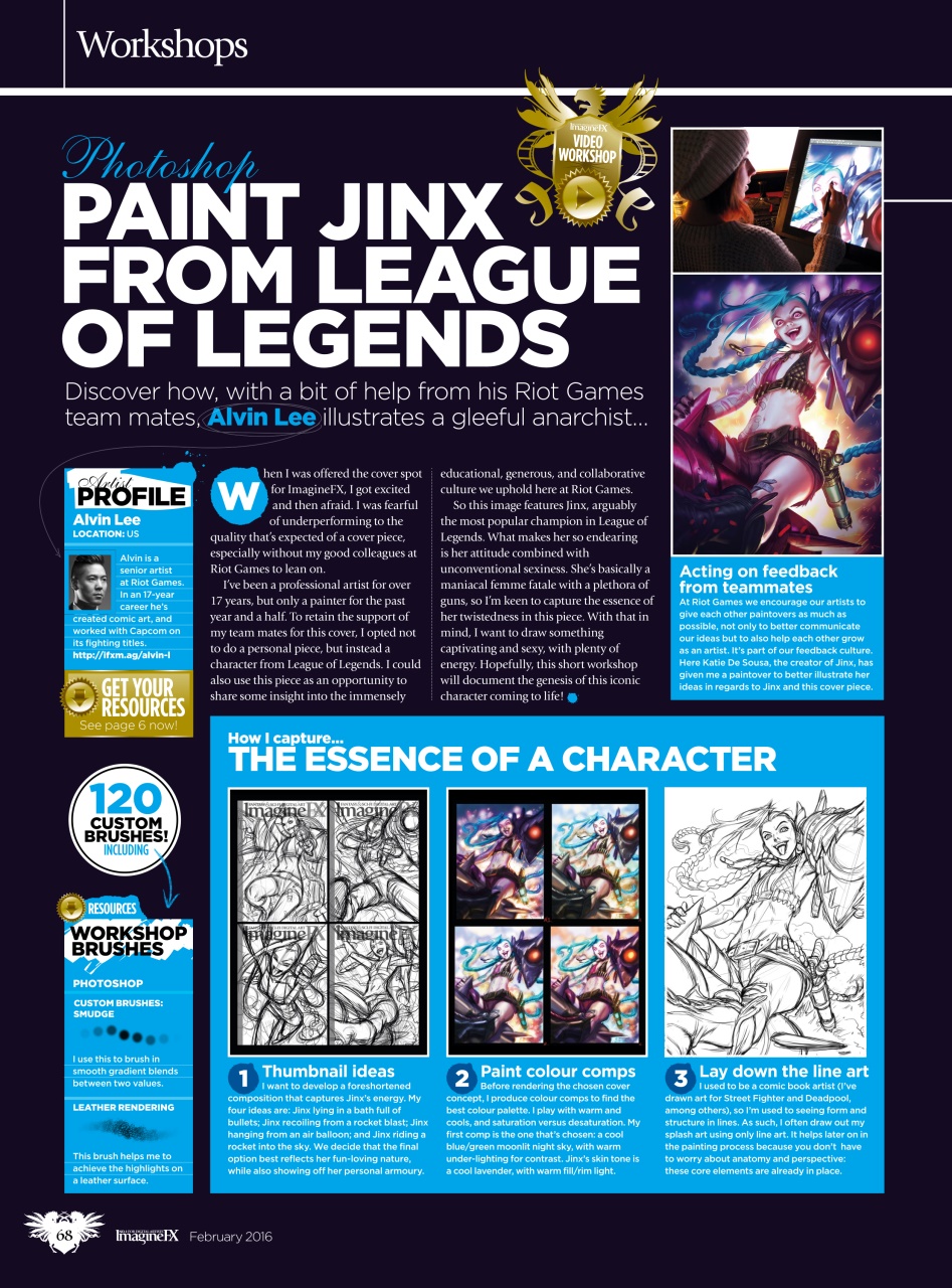 ImagineFX Preview Pages